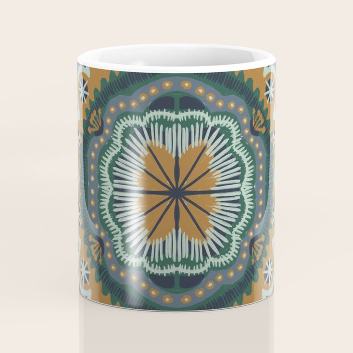 Winter Symmetric Pattern Coffee Mug Gallery Image 4