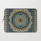 Winter Symmetric Pattern Laptop Sleeve Gallery Image 1