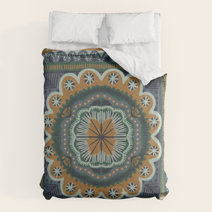 Winter Symmetric Pattern Duvet Cover Gallery Image 6