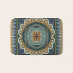Winter Symmetric Pattern Bath Mat Gallery Image 1