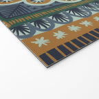 Winter Symmetric Pattern Welcome Mat Gallery Image 2
