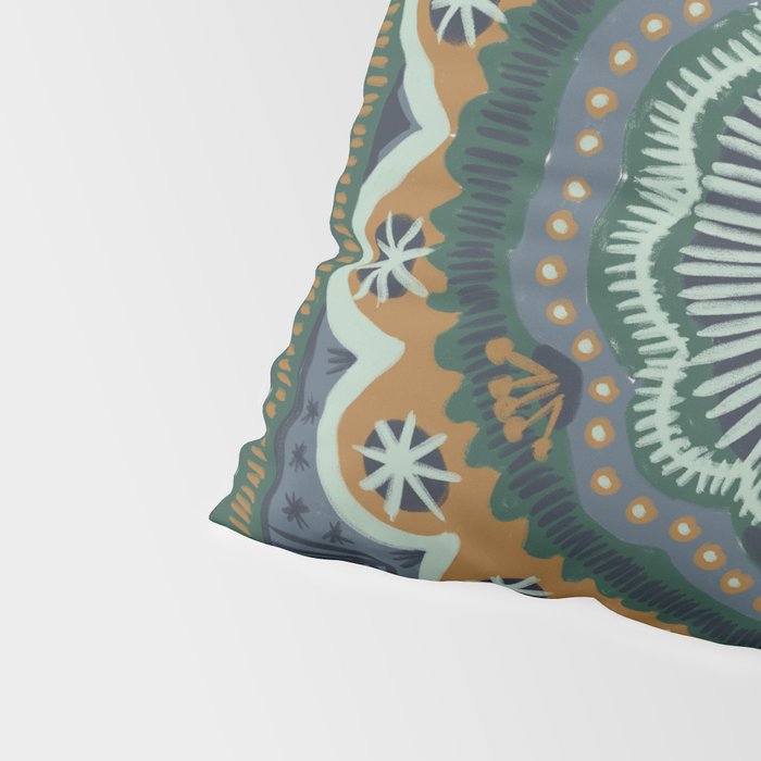 Winter Symmetric Pattern Pillow Sham Gallery Image 4