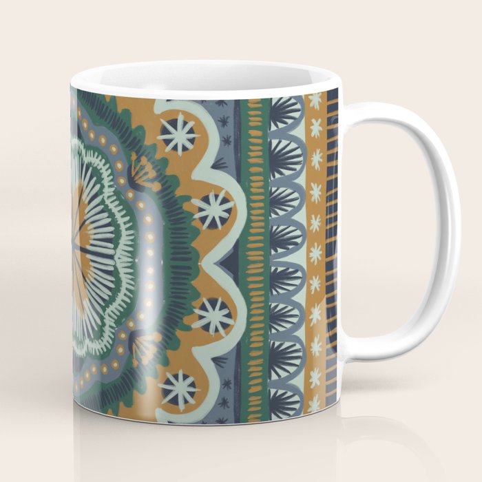 Winter Symmetric Pattern Coffee Mug Gallery Image 1