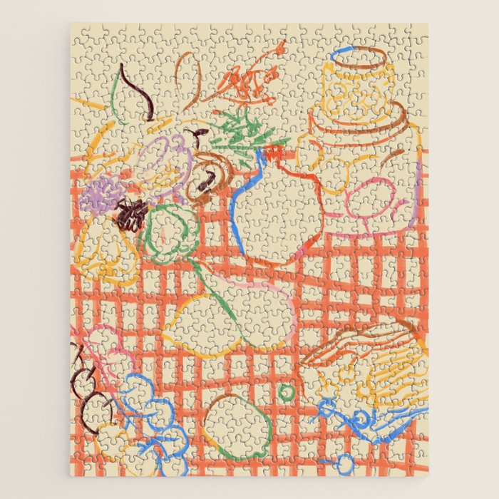 SUMMER FRUIT STILL LIFE Jigsaw Puzzle Gallery Image 1