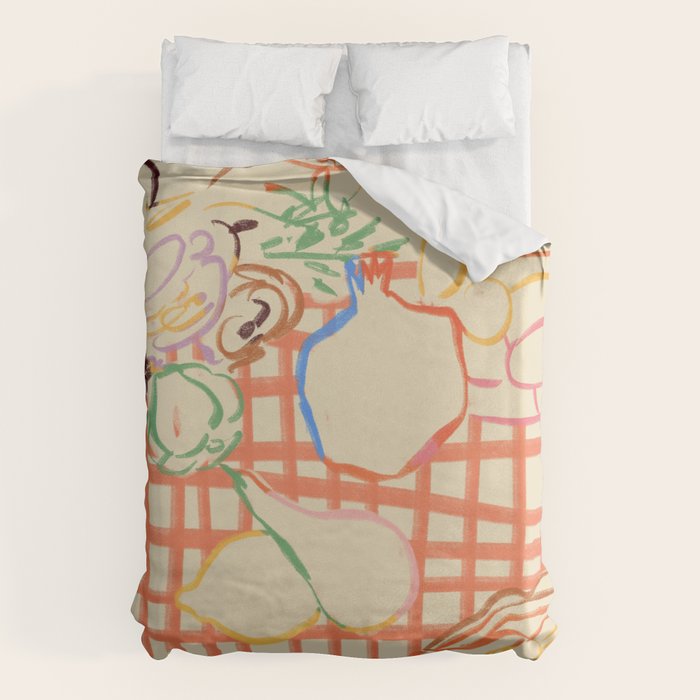 SUMMER FRUIT STILL LIFE Duvet Cover Gallery Image 1