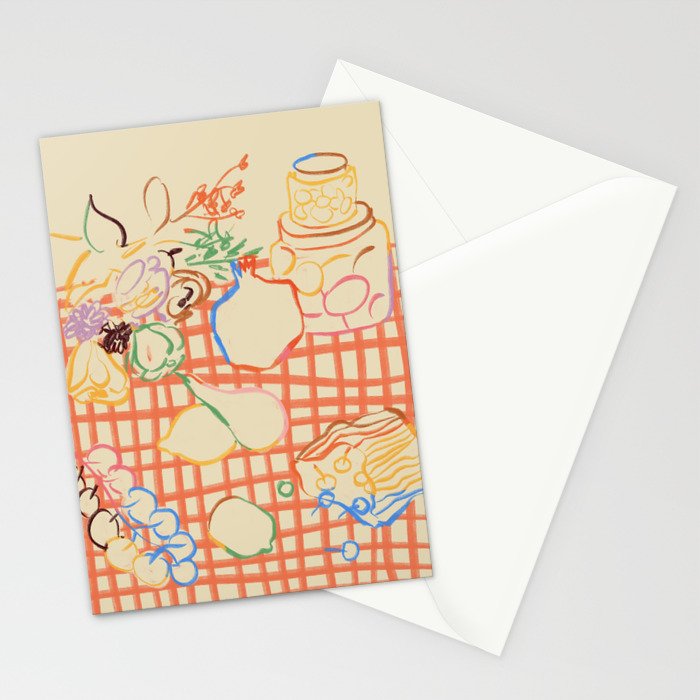 SUMMER FRUIT STILL LIFE Stationery Card Gallery Image 2