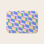 Cuboid Geometric Abstract Shapes Pattern XXXVII Bath Mat Gallery Image 1
