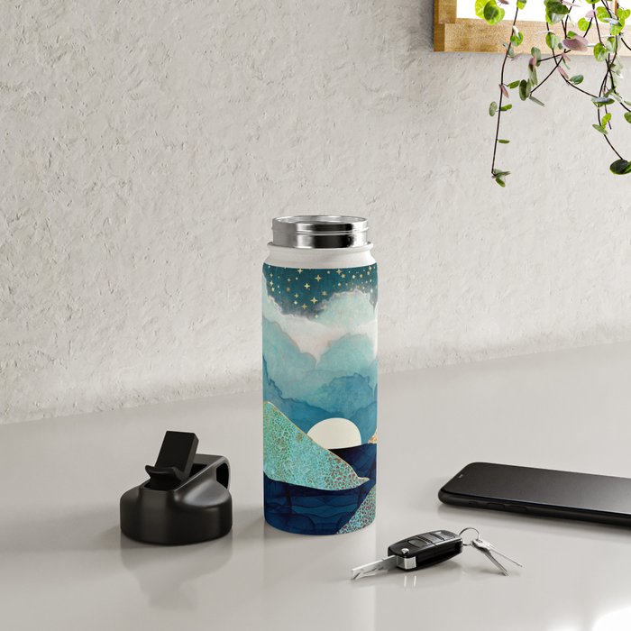 Ocean Clouds Water Bottle Gallery Image 4