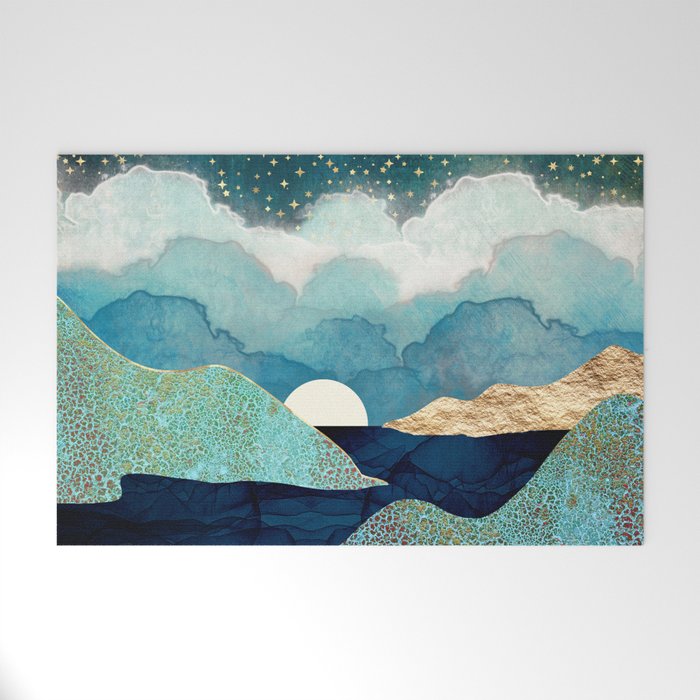 Ocean Clouds Welcome Mat Gallery Image 1