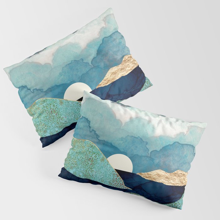 Ocean Clouds Pillow Sham Gallery Image 3