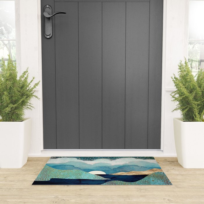 Ocean Clouds Welcome Mat Gallery Image 3