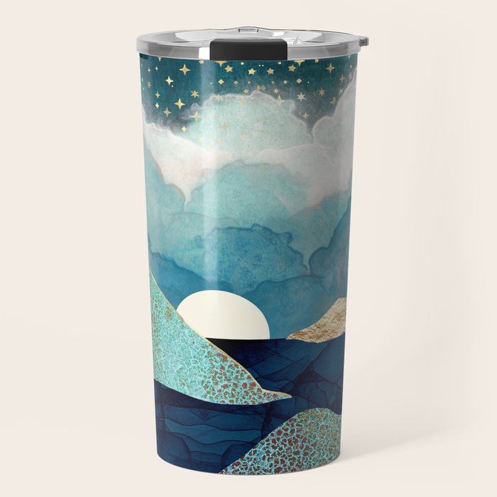 Ocean Clouds Travel Mug Gallery Image 1