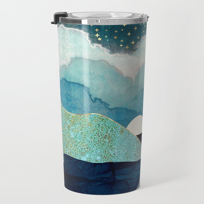 Ocean Clouds Travel Mug Gallery Image 3