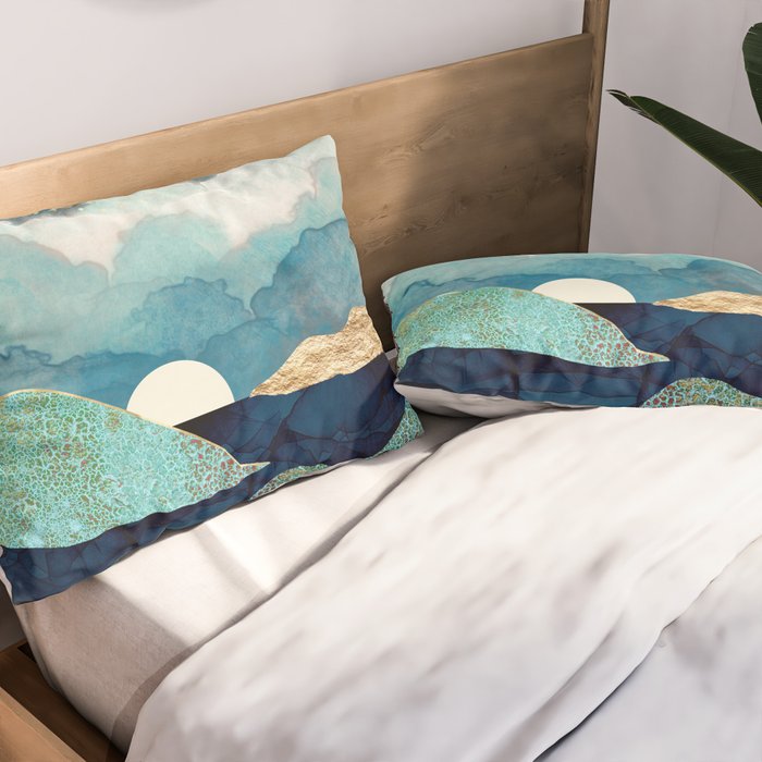 Ocean Clouds Pillow Sham Gallery Image 2