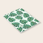 Monstera Watercolor Pattern Notebook Gallery Image 3