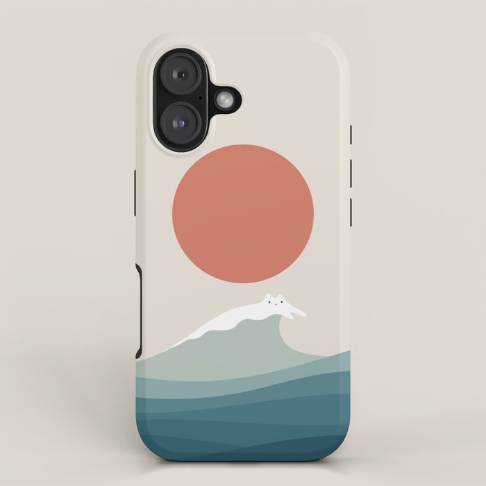 Cat Landscape 157 iPhone Case Gallery Image 1