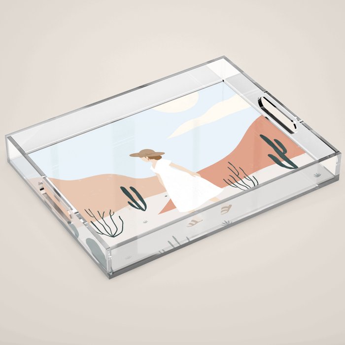 desert wandering Acrylic Tray Gallery Image 1