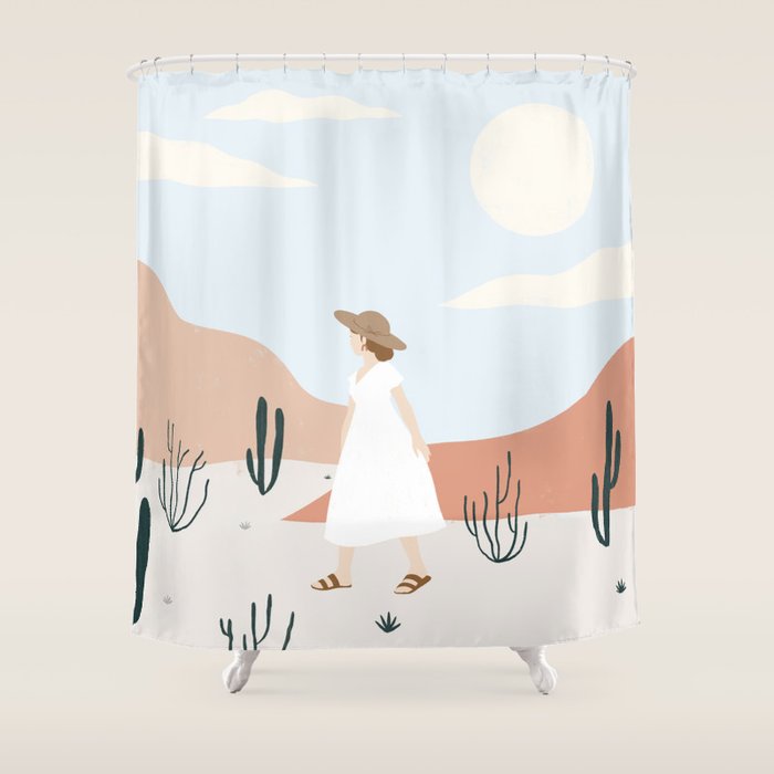 desert wandering Shower Curtain Gallery Image 1