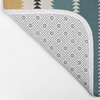 Western Stripes XX Earthy Rainbow Bath Mat Gallery Image 2