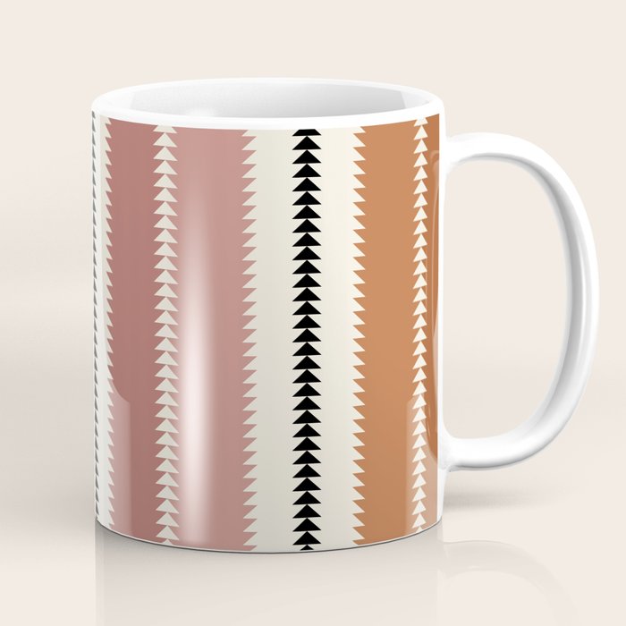 Western Stripes XX Earthy Rainbow Coffee Mug Gallery Image 1