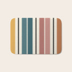 Western Stripes XX Earthy Rainbow Bath Mat Gallery Image 1