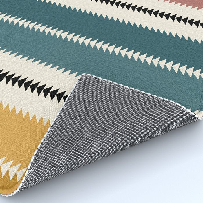 Western Stripes XX Earthy Rainbow Rug Gallery Image 4