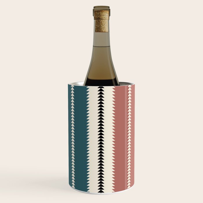 Western Stripes XX Earthy Rainbow Wine Chiller Gallery Image 1
