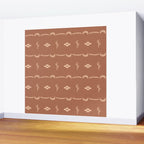 Adobe Cactus Pattern Wall Mural Gallery Image 2
