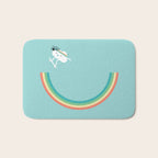 Skateboarding cloud Bath Mat Gallery Image 1