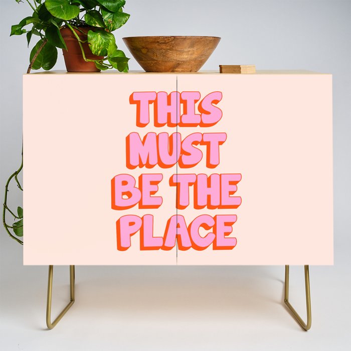 This Must Be The Place: The Peach Edition Credenza Gallery Image 1