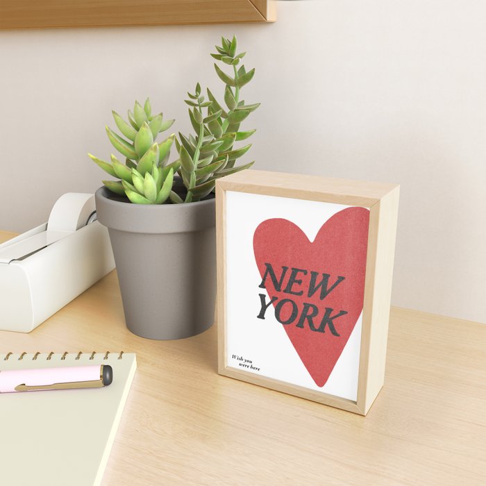 Wish You Were Here - New York Mini Art Print Gallery Image 2