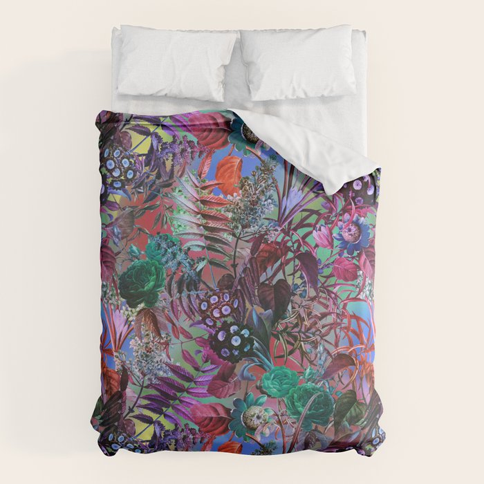 Multicolor Floral Pattern Duvet Cover Gallery Image 6