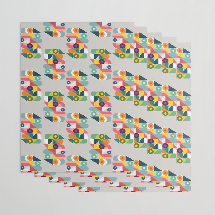 Tick Tock Machine Wrapping Paper Gallery Image 3
