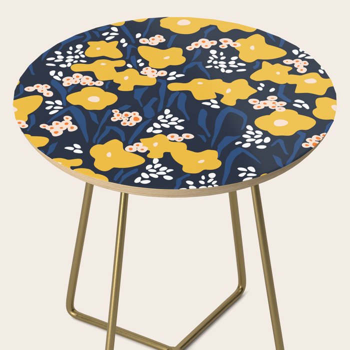 Popular floral pattern  - scandinavian style Side Table Gallery Image 2