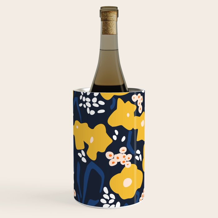 Popular floral pattern  - scandinavian style Wine Chiller Gallery Image 3
