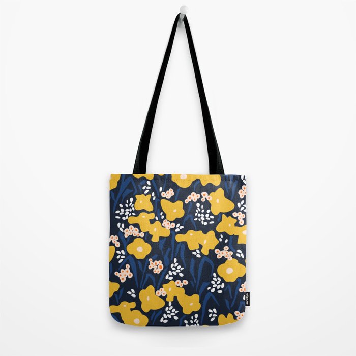 Popular floral pattern  - scandinavian style Tote Bag Gallery Image 2