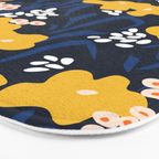 Popular floral pattern  - scandinavian style Bath Mat Gallery Image 3