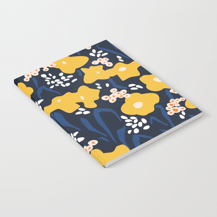 Popular floral pattern  - scandinavian style Notebook Gallery Image 1