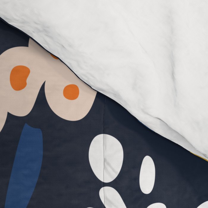 Popular floral pattern  - scandinavian style Comforter Gallery Image 4