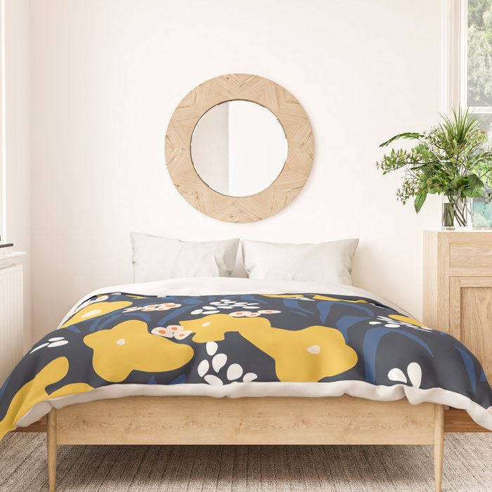 Popular floral pattern  - scandinavian style Duvet Cover Gallery Image 3