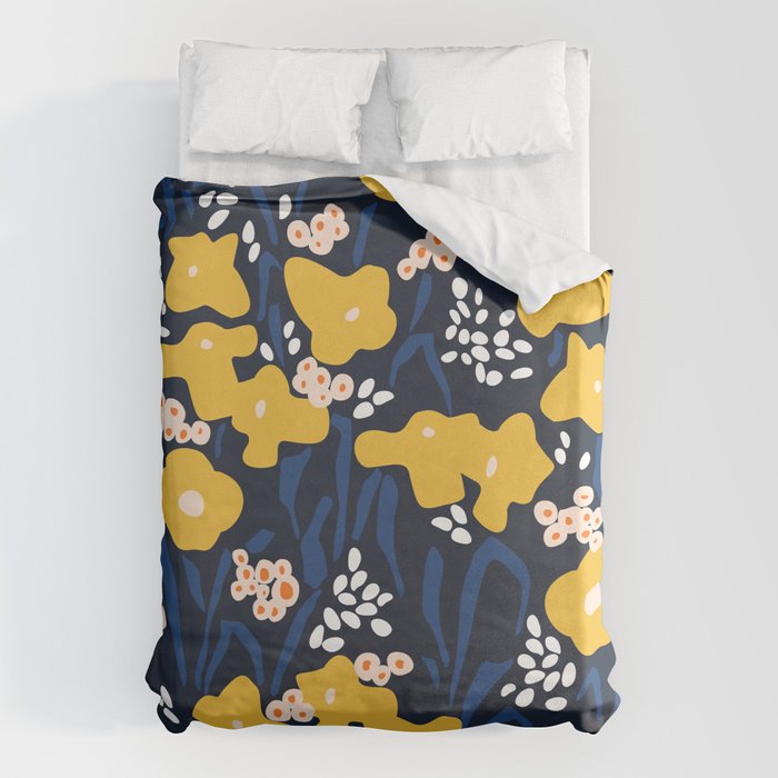 Popular floral pattern  - scandinavian style Duvet Cover Gallery Image 6
