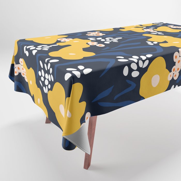 Popular floral pattern  - scandinavian style Tablecloth Gallery Image 1