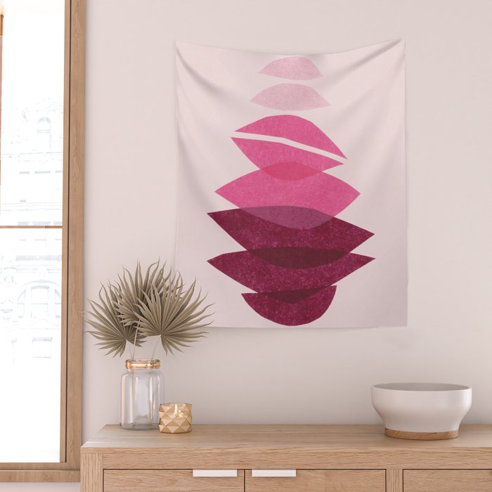 Petals #5 Wall Tapestry Gallery Image 2
