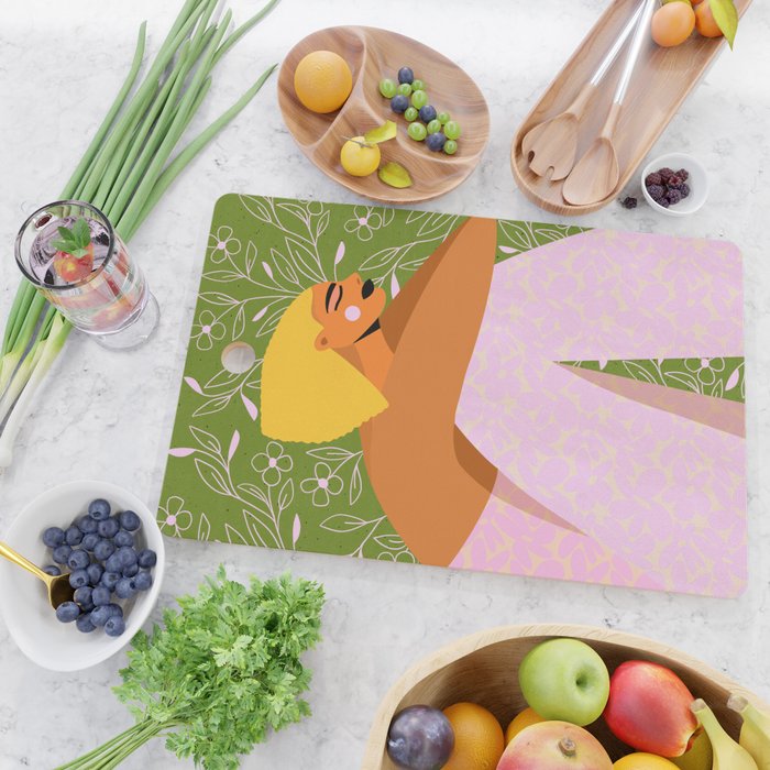 Manifesting Spring Cutting Board Gallery Image 2