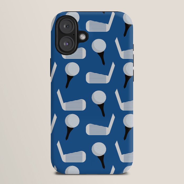 Golfing Pattern (Blue) iPhone Case Gallery Image 10