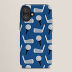 Golfing Pattern (Blue) iPhone Case Gallery Image 10