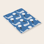 Golfing Pattern (Blue) Notebook Gallery Image 3