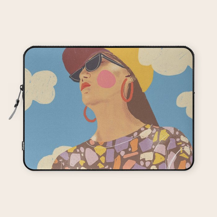 Baseball girl Laptop Sleeve Gallery Image 1