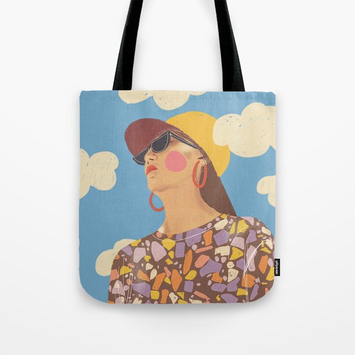 Baseball girl Tote Bag Gallery Image 1