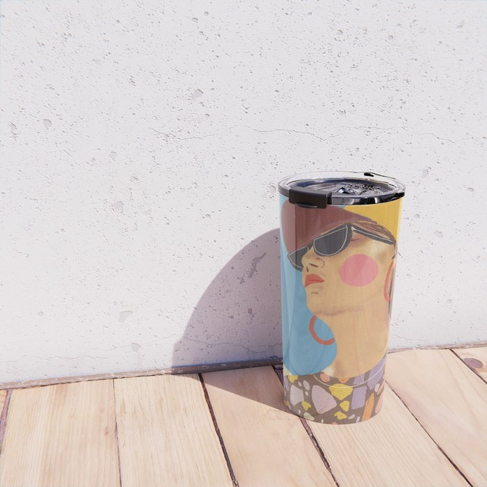 Baseball girl Travel Mug Gallery Image 4